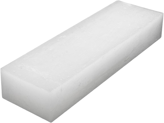 Paraffin Block for Candle Making and Home Preservation Tasks - 1 Pound